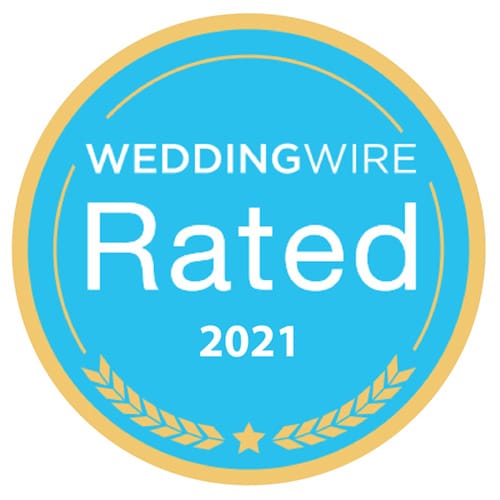 WeddingWire Rated 2021 award