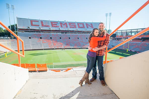 Clemson, SC wedding photographer | engagement photographer