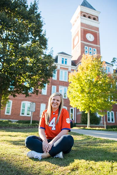 Senior photographer in Clemson, SC | Tillman Hall at Clemson University