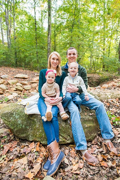 Clemson, SC family photographer | SC Botanical Gardens