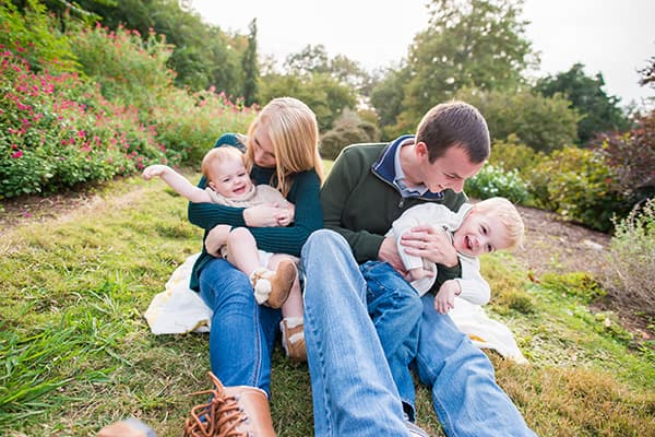 Clemson, SC family photographer | family pictures at the SC Botanical Gardens