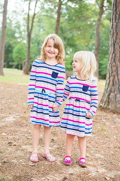 Family pictures at Gower Park in Greenville, SC