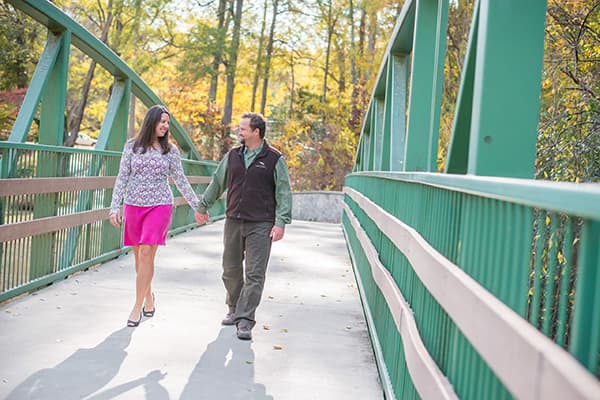 Cleveland Park engagement pictures in Greenville, SC