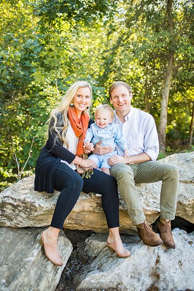 Family photos taken downtown Greenville, SC