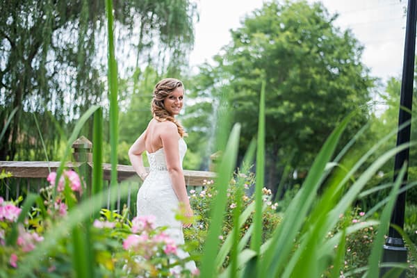 Irmo Town Park bridal portrait in Columbia, SC